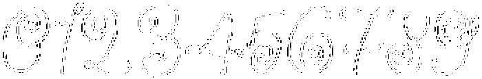 Vanilla Snail Outline otf (400) Font OTHER CHARS