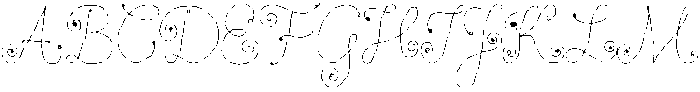 Vanilla Snail Regular otf (400) Font UPPERCASE