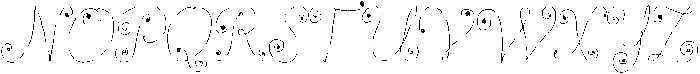 Vanilla Snail Regular otf (400) Font UPPERCASE