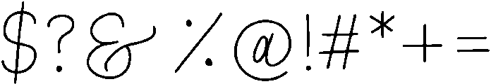 Vanilla-light ttf (300) Font OTHER CHARS