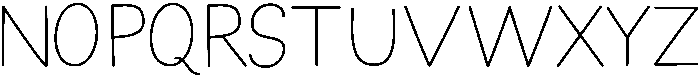 Vanilla-light ttf (300) Font UPPERCASE