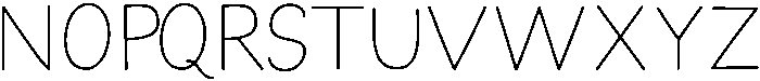 Vanilla-light ttf (300) Font LOWERCASE