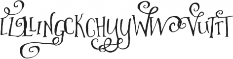 VanillaFrosting_Extras ttf (400) Font UPPERCASE