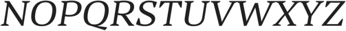 Vanio Regular Italic ttf (400) Font UPPERCASE