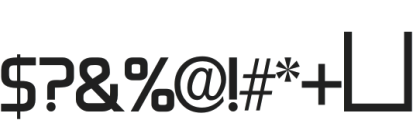 VantaCore Regular otf (400) Font OTHER CHARS