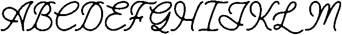 Vantage Costieno otf (400) Font UPPERCASE