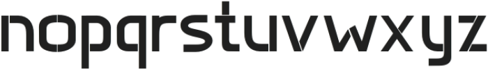 Vantheon Regular otf (400) Font LOWERCASE