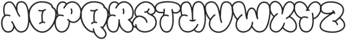 Vanto Polahe Outline otf (400) Font UPPERCASE
