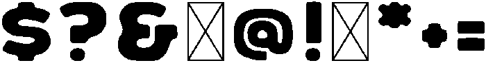 Vaquero Regular otf (400) Font OTHER CHARS