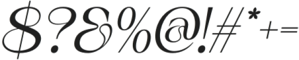 Varelle Italic otf (400) Font OTHER CHARS