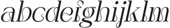 Varelle Italic otf (400) Font LOWERCASE