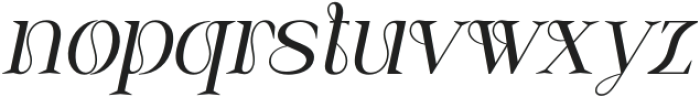 Varelle Italic otf (400) Font LOWERCASE