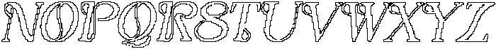 Varelle Pixel Outline otf (400) Font UPPERCASE