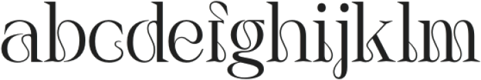 Varelle Regular otf (400) Font LOWERCASE