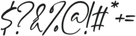Varellyeen Italic otf (400) Font OTHER CHARS