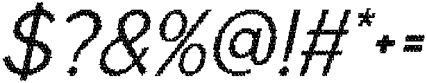 Varena Disco Italic otf (400) Font OTHER CHARS