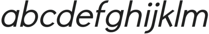 Varena Italic otf (400) Font LOWERCASE