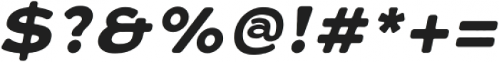 Varet Gothic Bold Italic otf (700) Font OTHER CHARS