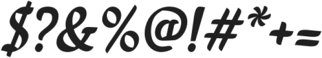 Varidox Invert Italic otf (400) Font OTHER CHARS