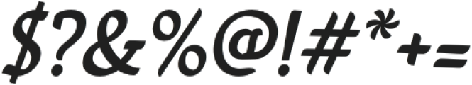 Varidox Mid Italic otf (400) Font OTHER CHARS