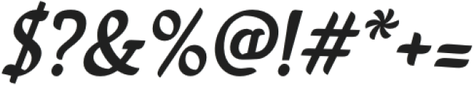 Varidox Some Italic otf (400) Font OTHER CHARS