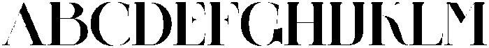 Varien otf (400) Font UPPERCASE