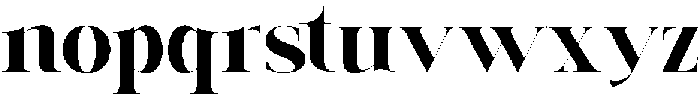 Varien otf (400) Font LOWERCASE