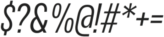 Variera Light Italic otf (300) Font OTHER CHARS