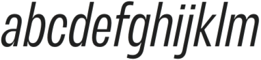 Variera Light Italic otf (300) Font LOWERCASE