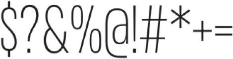 Variera Thin otf (100) Font OTHER CHARS