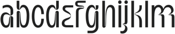 Varizone Regular otf (400) Font LOWERCASE