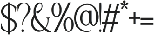 Varona Extra Light otf (200) Font OTHER CHARS