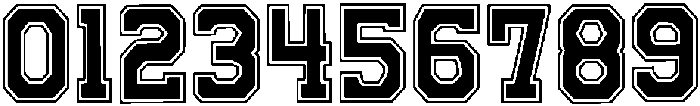 Varsity Capital Regular otf (400) Font OTHER CHARS
