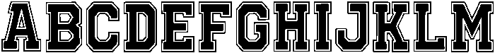 Varsity Capital Regular otf (400) FONT