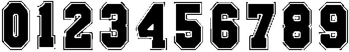 Varsity Champion Regular otf (400) Font OTHER CHARS