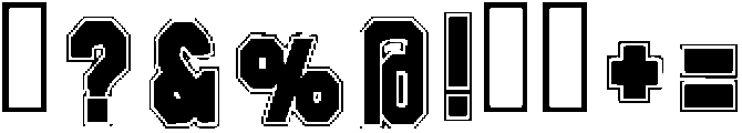 Varsity Champion Regular otf (400) Font OTHER CHARS