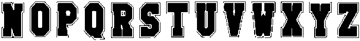 Varsity Champion Regular otf (400) Font UPPERCASE