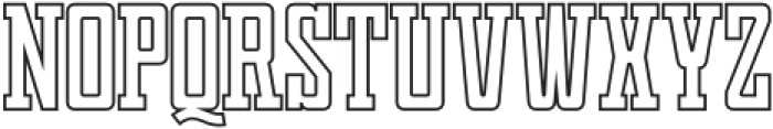 Varsity College Regular otf (400) Font LOWERCASE