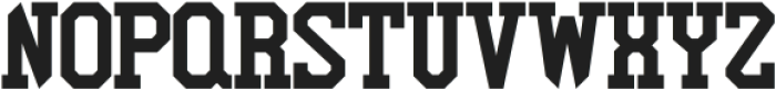 Varsity Display Regular otf (400) Font LOWERCASE