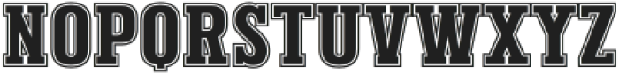 Varsity Signature Outline otf (400) Font UPPERCASE