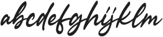 Varsity Signature Script otf (400) Font LOWERCASE