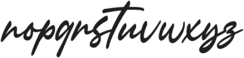 Varsity Signature Script otf (400) Font LOWERCASE