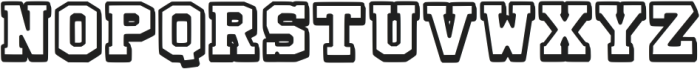 Varsity Tokyo Regular otf (400) Font UPPERCASE