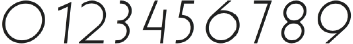 Varygraphie Thin Italic otf (100) Font OTHER CHARS
