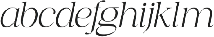 Vastea Serif Italic ttf (400) Font LOWERCASE