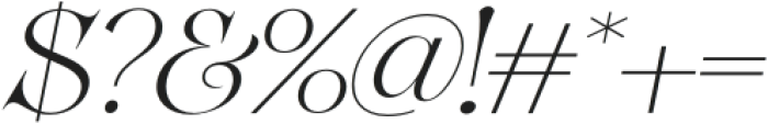 VasteaSerif-Italic otf (400) Font OTHER CHARS