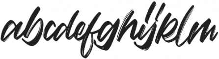 Vaughan Handstylish Font otf (400) Font LOWERCASE