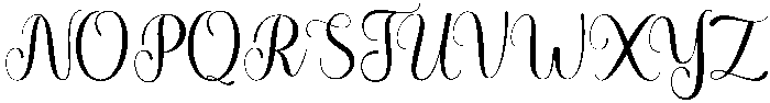 valentina script Regular otf (400) Font UPPERCASE