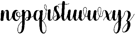 valentina script Regular otf (400) Font LOWERCASE