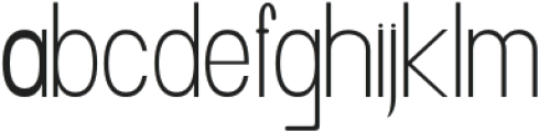 varabelle Extra Light otf (200) Font LOWERCASE